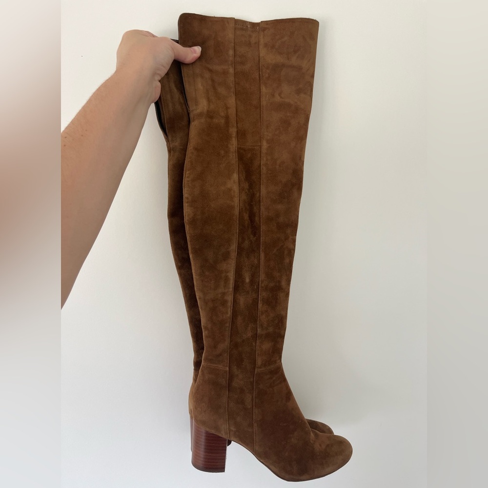 Diane Von Furstenberg Luzzi | Genuine Suede Over Knee Boots